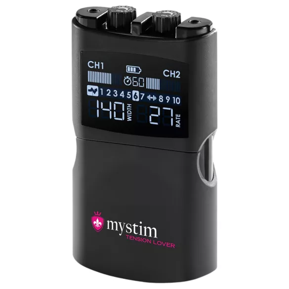 mystim Tension Lover 2 - set electroestimulador digital - negro