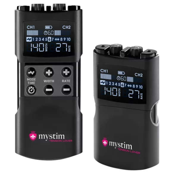 mystim Tension Lover 2 - set electroestimulador digital - negro