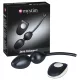 Mystim Jane Untamed - dúo de bolas geisha vibradoras (negro)