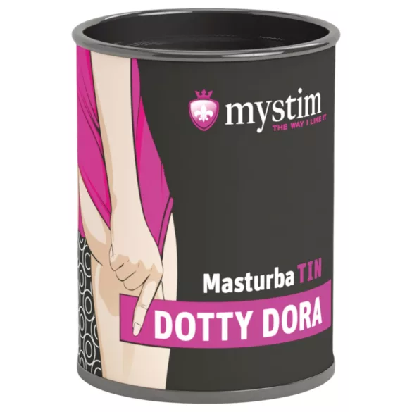 Mystim MasturbaTIN Dotty Dora - masturbador texturizado blanco
