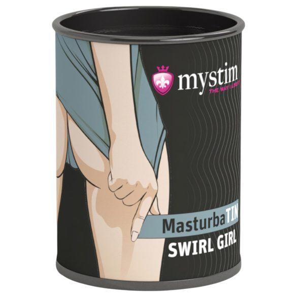 Mystim - masturbador masculino texturizado - silicona blanca