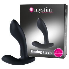   Mystim - consolador prostático eléctrico con vibración - silicona negra