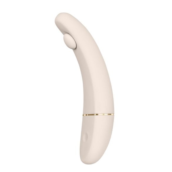 OhMyG - Vibrador recargable de punto G con pulsaciones (blanco)