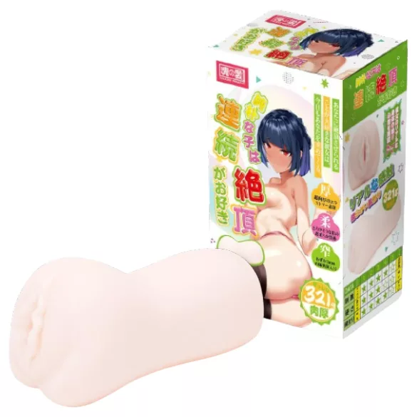 TAMASHII Orgasmo Continuo - masturbador tipo vagina de anime (color natural)