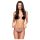 Baci - tanga abierta floral con gema (lila)