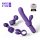 Varita Mágica - vibrador con cabezales intercambiables (lila)