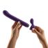 Varita Mágica - vibrador con cabezales intercambiables (lila)
