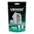 VIBEGGS Ribs Delight - masturbador vibrador tipo huevo - blanco