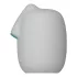 VIBEGGS Ribs Delight - masturbador vibrador tipo huevo - blanco