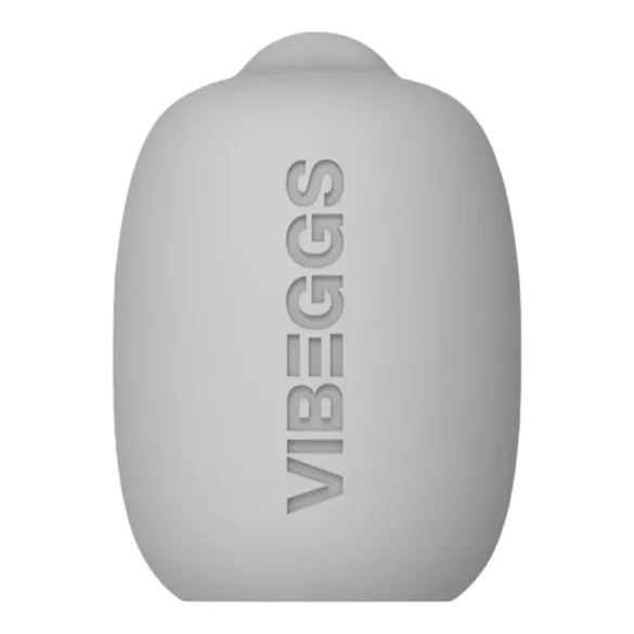VIBEGGS Ribs Delight - masturbador vibrador tipo huevo - blanco
