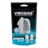 VIBEGGS Twisty Lenguas - huevo vibrador masturbador (blanco)