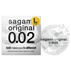   Sagami Original 0,02 L - preservativo ultrafino - 58mm - 1 unidad