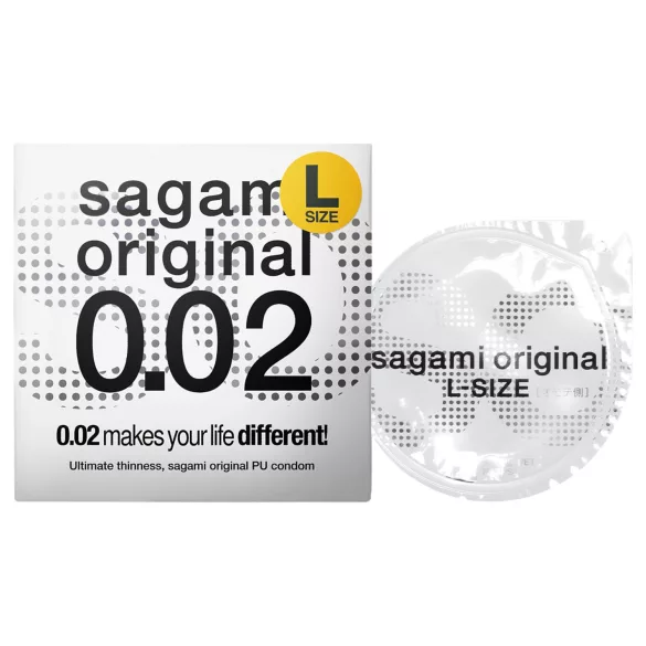 Sagami Original 0,02 L - preservativo ultrafino - 58mm - 1 unidad