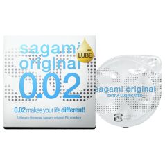   Sagami Original 0,02 - preservativo extrafino - extra lubricado - 55mm