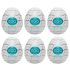 TENGA Egg Wavy II - Pack de 6 masturbadores en forma de huevo