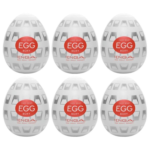 TENGA Egg Boxy - huevo masturbador (pack de 6)