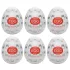 TENGA Egg Boxy - masturbador masculino en forma de huevo - paquete de 6 unidades