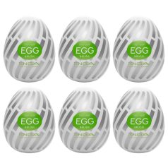   TENGA Egg Brush - masturbador masculino en forma de huevo - paquete 6 unidades