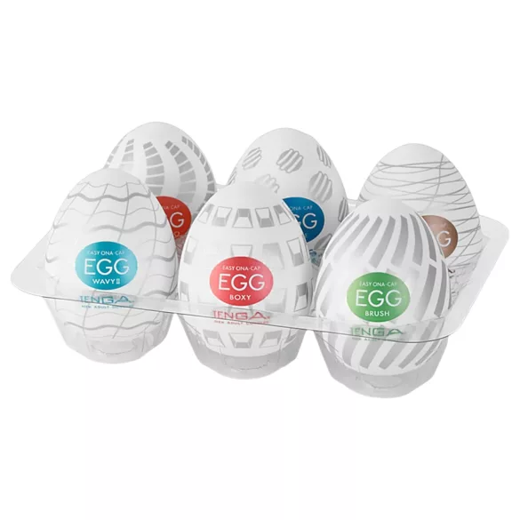 TENGA Egg New Standard - set de masturbadores huevo (pack 6)