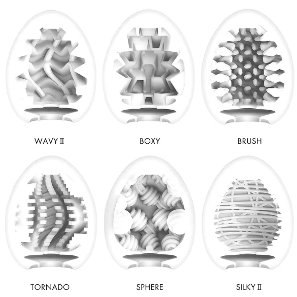 TENGA Egg New Standard - set de masturbadores huevo (pack 6)