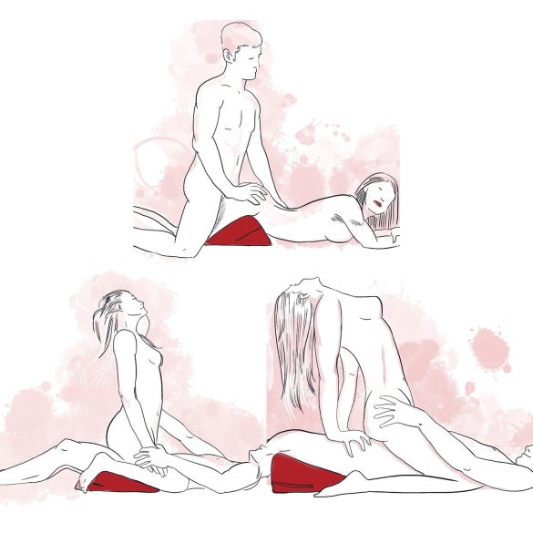 Liberator Wedge - cojín sexual en forma de cuña (negro)