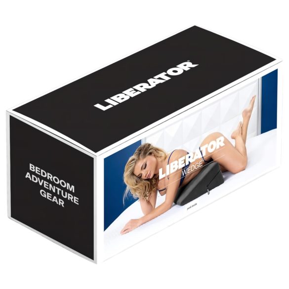 Liberator Wedge - cojín sexual en forma de cuña (negro)