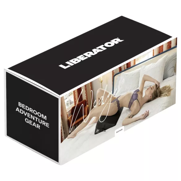 Liberator Wedge - cojín sexual en forma de cuña (negro)