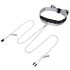 Las cincuenta sombras de Grey - pinzas con collar (plateado)