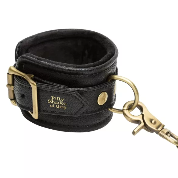 Fifty Shades of Grey - esposas para muñeca - piel sintética negra