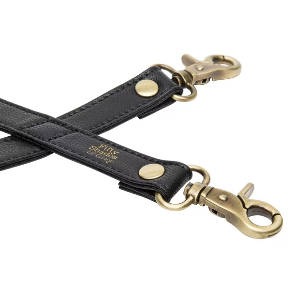 Fifty Shades of Grey - Restrictores de cruz - Cuerdas ajustables - negro