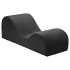 Liberator Esse Lounger - sillón tantra ajustable - terciopelo negro