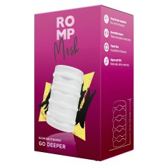 ROMP Mosh - masturbador flexible para viaje - transparente