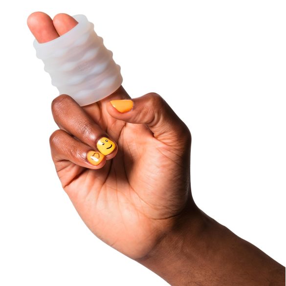 ROMP Mosh - masturbador flexible para viaje - transparente