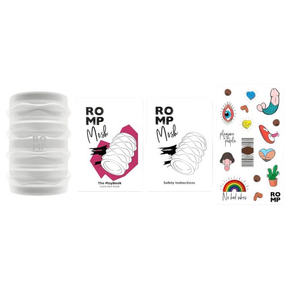 ROMP Mosh - masturbador flexible para viaje - transparente