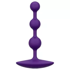 ROMP Amp - consolador anal con cuentas - silicona - lila