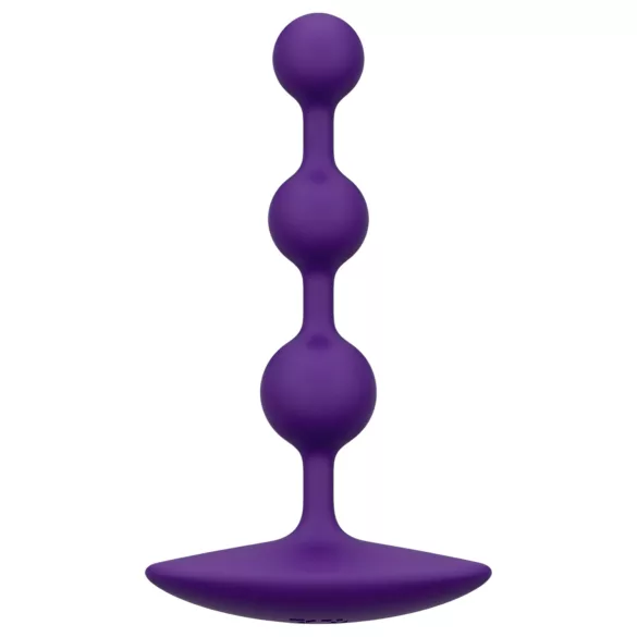ROMP Amp - consolador anal con cuentas - silicona - lila