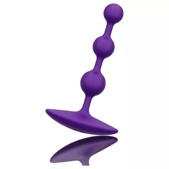 ROMP Amp - consolador anal con cuentas - silicona - lila
