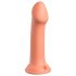 Dillio Gran Héroe - dildo silicona con ventosa (17cm) - naranja