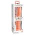 Dillio Wild Thing - dildo con textura (19cm) - naranja
