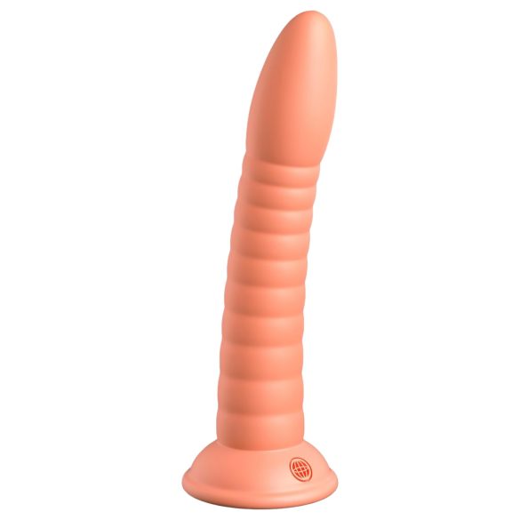 Dillio Wild Thing - dildo con textura (19cm) - naranja