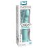 Dillio Slim Seven - Dildo con ventosa estimulante (20cm) - turquesa