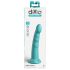 Dillio Slim Seven - Dildo con ventosa estimulante (20cm) - turquesa