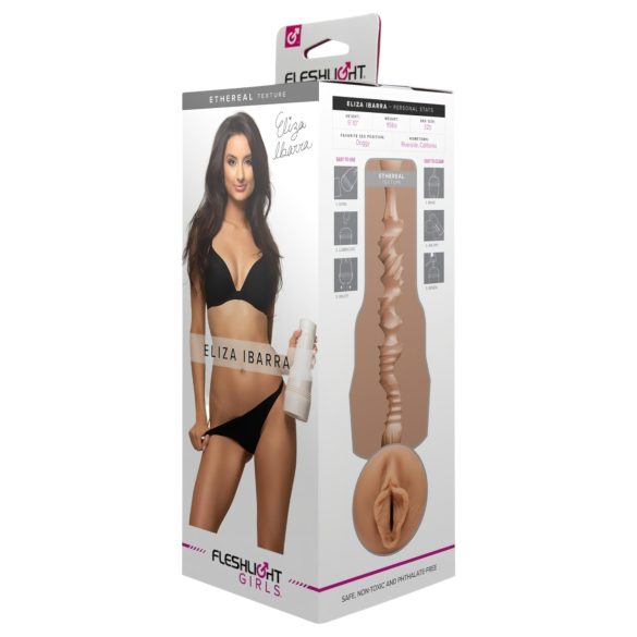 Fleshlight Eliza Ibarra Ethereal - masturbador realista vagina - color natural