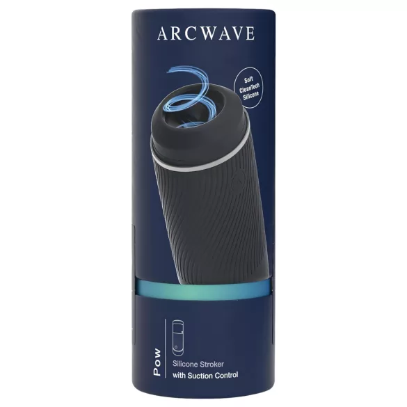 Arcwave Pow - masturbador manual de succión - negro