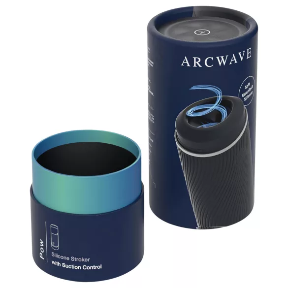 Arcwave Pow - masturbador manual de succión - negro