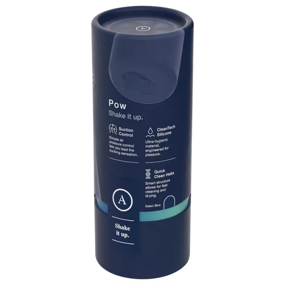 Arcwave Pow - masturbador manual de succión - silicona azul