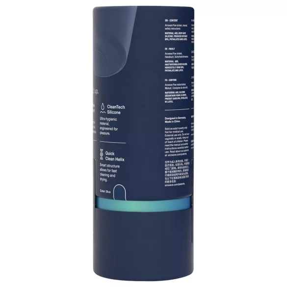 Arcwave Pow - masturbador manual de succión - silicona azul