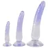 Crystal Clear - set de dilatadores anales - 3 piezas - transparente azul