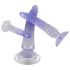 Juego de dildos anales Crystal Clear - 3 uds (transparente-azul)
