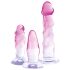 Crystal Clear - kit de entrenamiento anal - 3 piezas - transparente y rosa